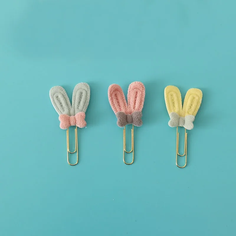 Metal Paper Clips Rabbit School Stationery Stationery Clips