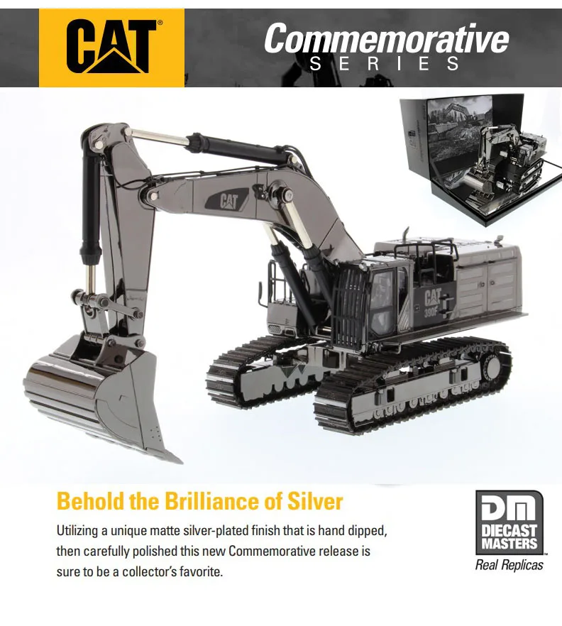 Новый гидравлический гусеничный экскаватор DM Caterpillar 390F L памятная серия масштаб