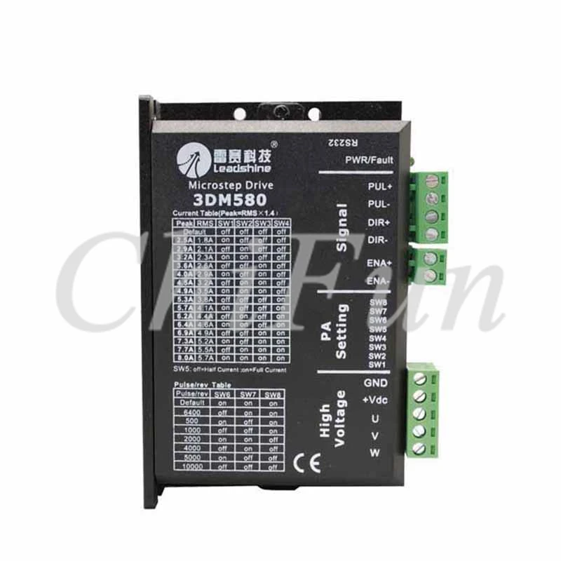 

Freeshipping Original Leadshine 3 phase 3DM580 Stepper Driver 18-50VDC 1.0-8.0A