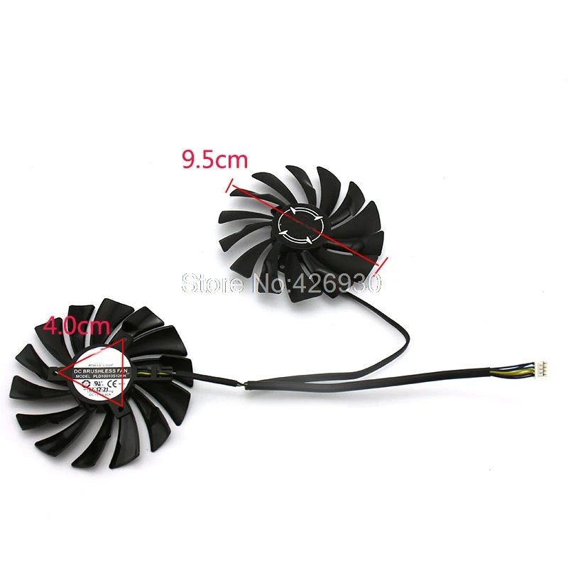 Вентилятор процессора ноутбука для MSI R9-280X R9-270X R7-260X графический вентилятор