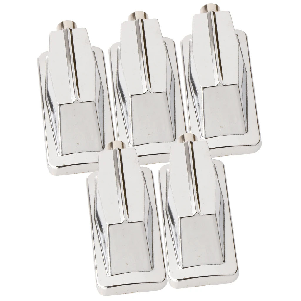 Set of 5pcs Snare Drum Claw Hook Bass Drum Lug for Drummers Drum Players, Square