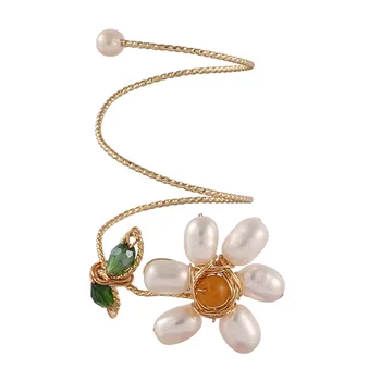 

DI-272 Korean Oval Pearl Weaved Rings For Women 2020 New Multi Layers Handmade Ring Adjustable Jewelry Bijoux Gifts