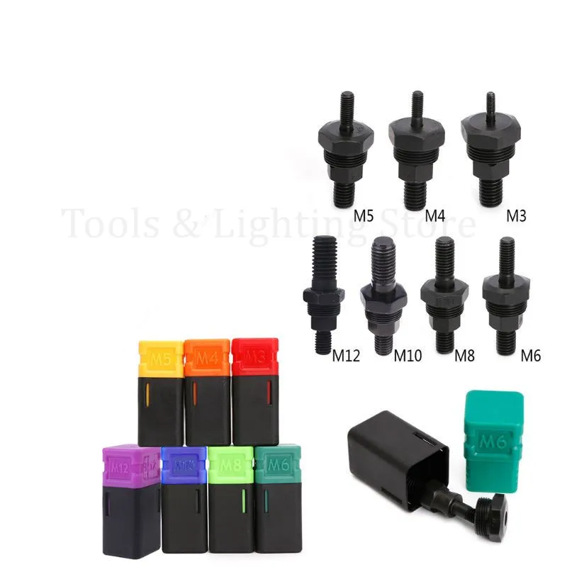 Riveter Gun Part Threaded Mandrel Replacement For Hand Nut Rivet Metric M3-M12 rivets and fasteners rivets and screws