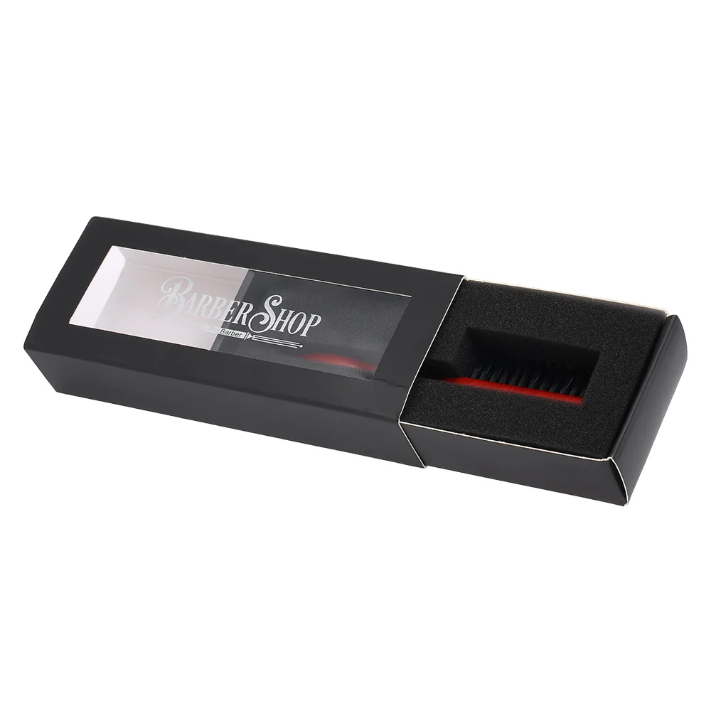 Мужская щетина для волос щетка бороды расческа бритья массаж лица ручная работа