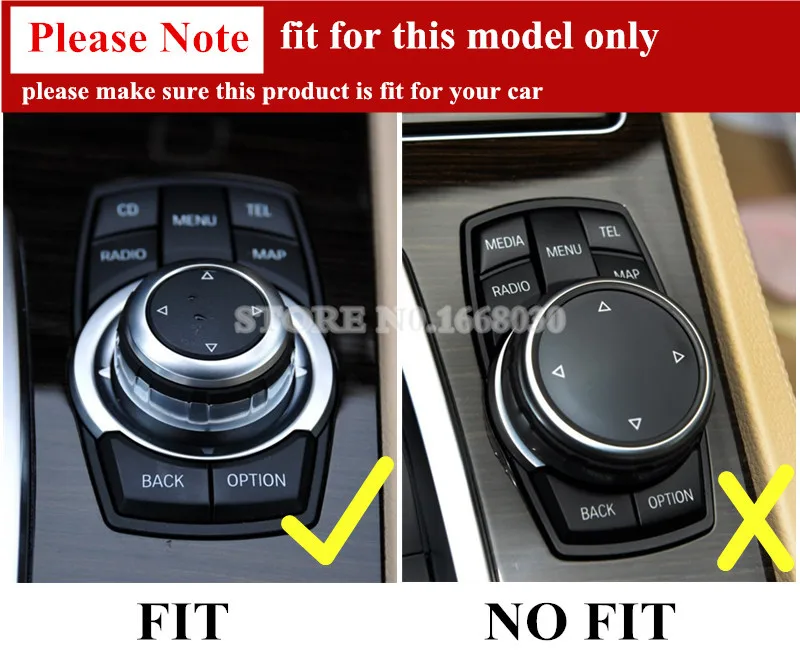 Внутренняя консоль iDrive мультимедийная кнопка Накладка для BMW X5 E70 2010 2013 X6 E71 2014