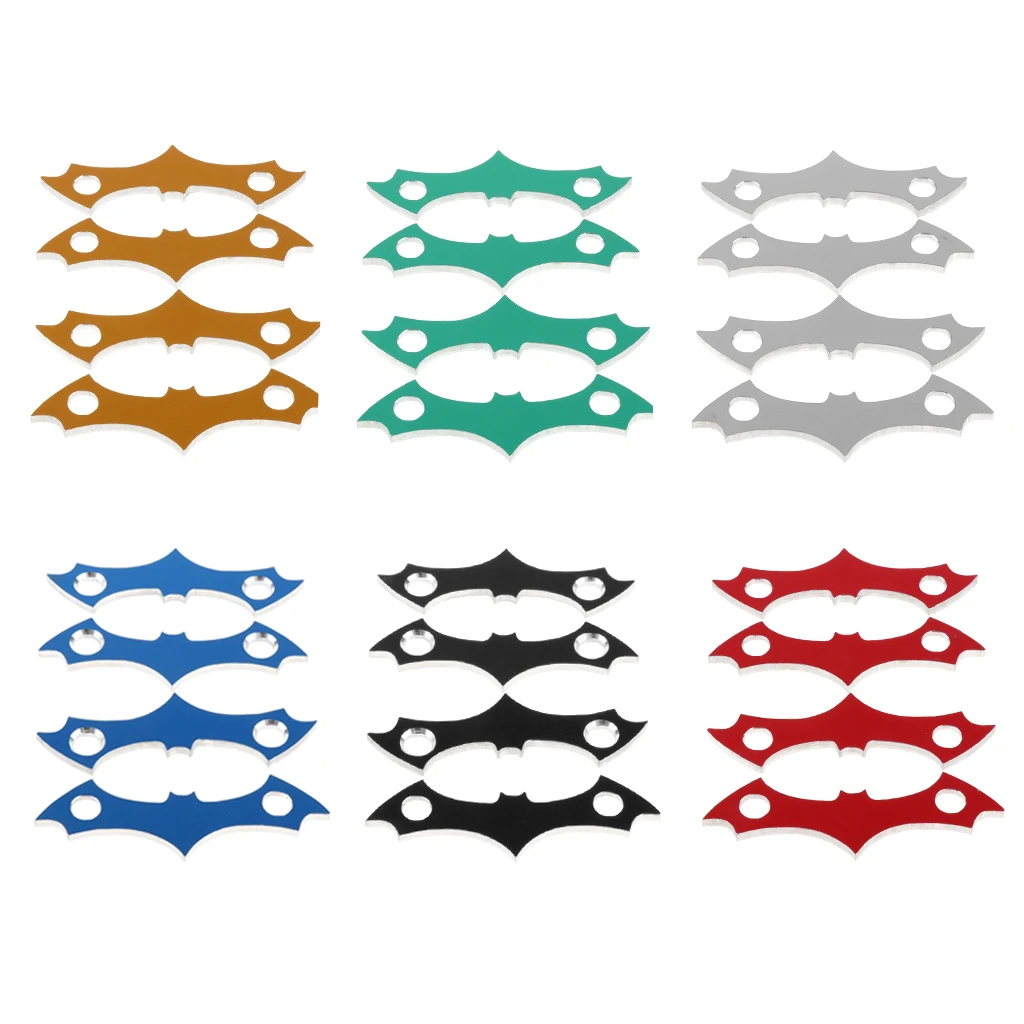 4pcs Aluminum Alloy Skateboard Deck Protective Gasket Longboard Anti-sinking Prevent Sag Hardware 4pcs Aluminum Alloy Skateboard Deck Protective Gasket Longboard Anti-sinking Prevent Sag Hardware