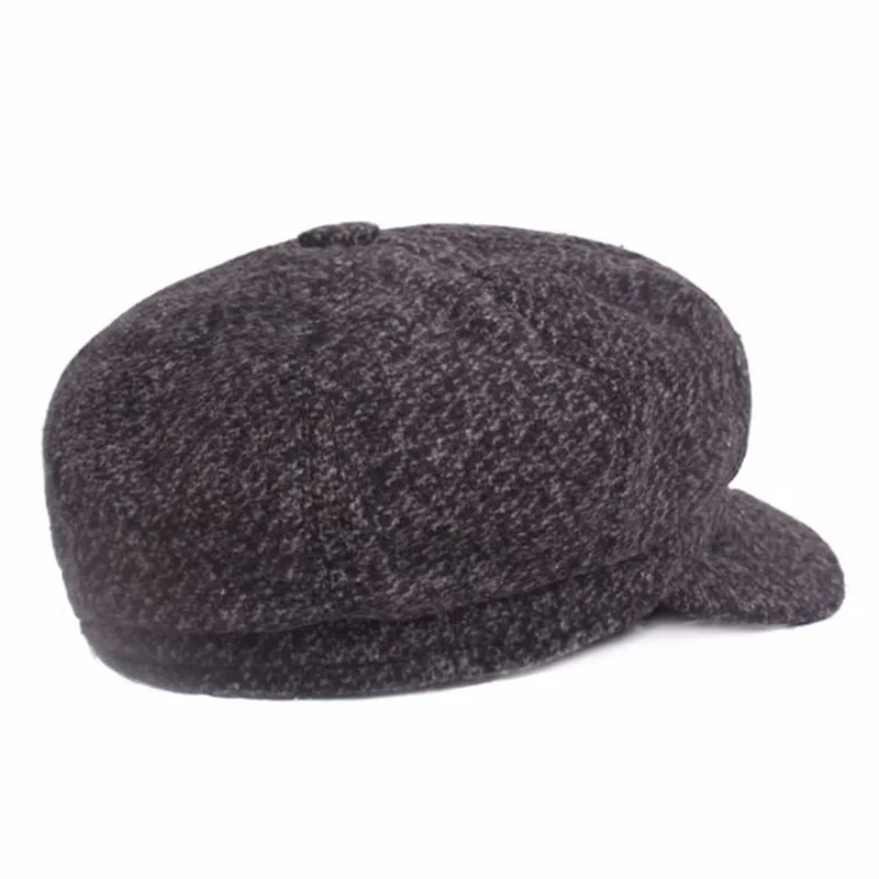 SHALUOTAOTAO Snapback осенне-зимняя новая термальная кепка газетчика для женщин, модный художник, шерстяная восьмиугольная кепка Gorra Hombre