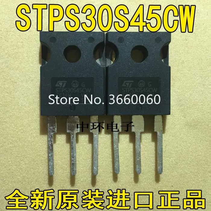 

10pcs/lot STPS30S45CW STPS3045 30A/45V TO-247