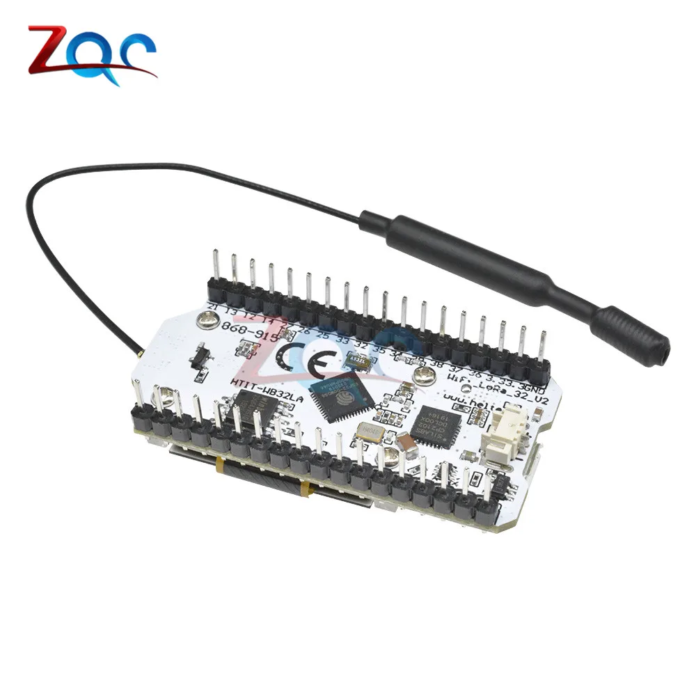 Tanie 868 MHz 915 MHz SX1276 ESP32 LoRa 0.96 Cal niebieski wyświetlacz OLED zestaw Bluetooth WIFI Lora 32 moduł płytka prototypowa iot dla Arduino