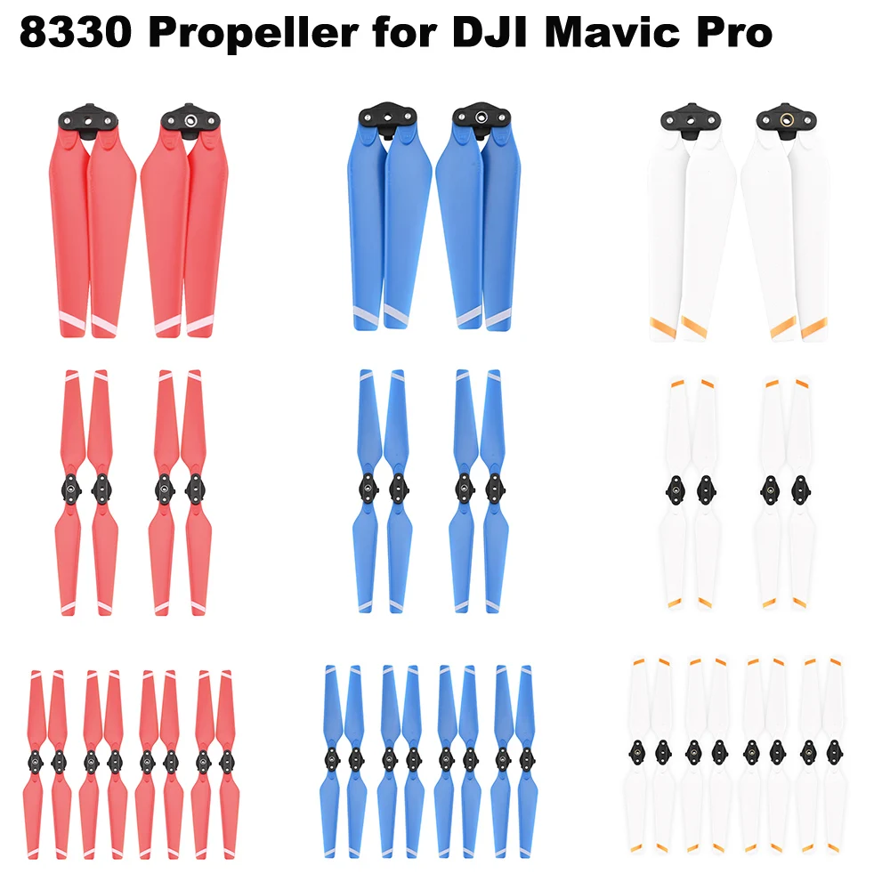 2/4/8 шт. 8330 Пропеллер для DJI Mavic Pro Запчасти дрона 8330F быстросъемное лезвие складной