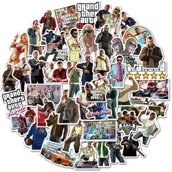 10/30/50PCS Game GTA Anime Stickers Kids Toy Decals DIY Skateboard Laptop Guitar Phone Luggage Bike Car Cool Waterproof Sticker