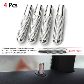 

4pcs Central Lock Car Door Lock Pin Knob Button Fit For Mercedes-Benz W204 W205 GLK GLE GLC Car Door Lock Center Lock Car