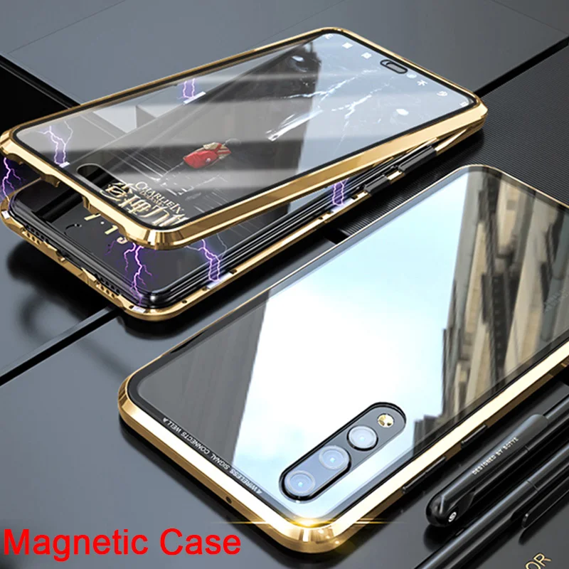 Magnetic Adsorption Case for Huawei Mate 20 Pro 10 Lite X Luxury Phone P30 P20 P Smart Cover |