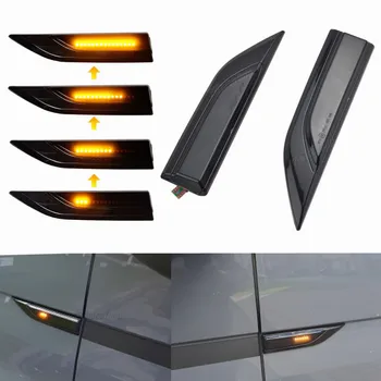 

Side Marker Light Car Body LED Dynamic Turn Signal Blinker Sequential Lamp for VW Transporter T6 Multivan Caddy MK4 2015-2019