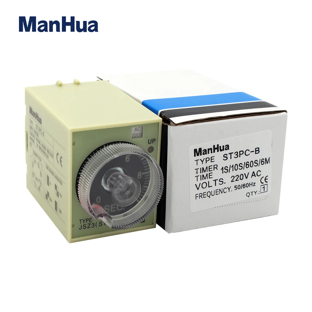 Manhua ST3PC B таймер задержки 1 переключатель Мгновенный AC220V 3A TimerRelay|Реле| |