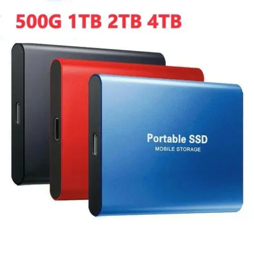 USB 3.1 8TB SSD Solid External State Drives PC Laptop Mobile Hard Disk Drive Multi Capacity Portable Disks | Компьютеры и офис
