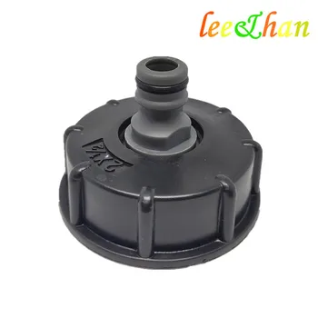 

1Pc New IBC Hose Adapter Reducer Connector Water Tank Fitting 2'' Standard Coarse Thread Durable Garden Hose Pipe Tap Storage