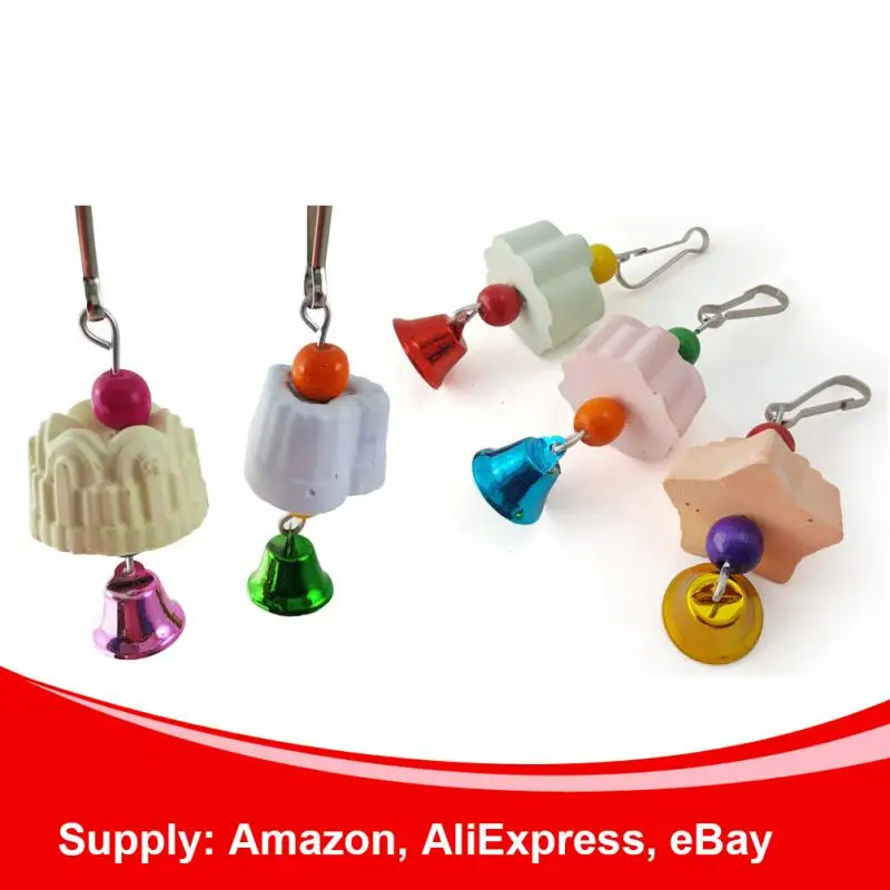 

Totoro Squirrel Molar String Parrot Grindstone Calcium Milk Bites Flower and Bird Toyï¼ˆRandom Shape and Colorï¼‰TXTB1