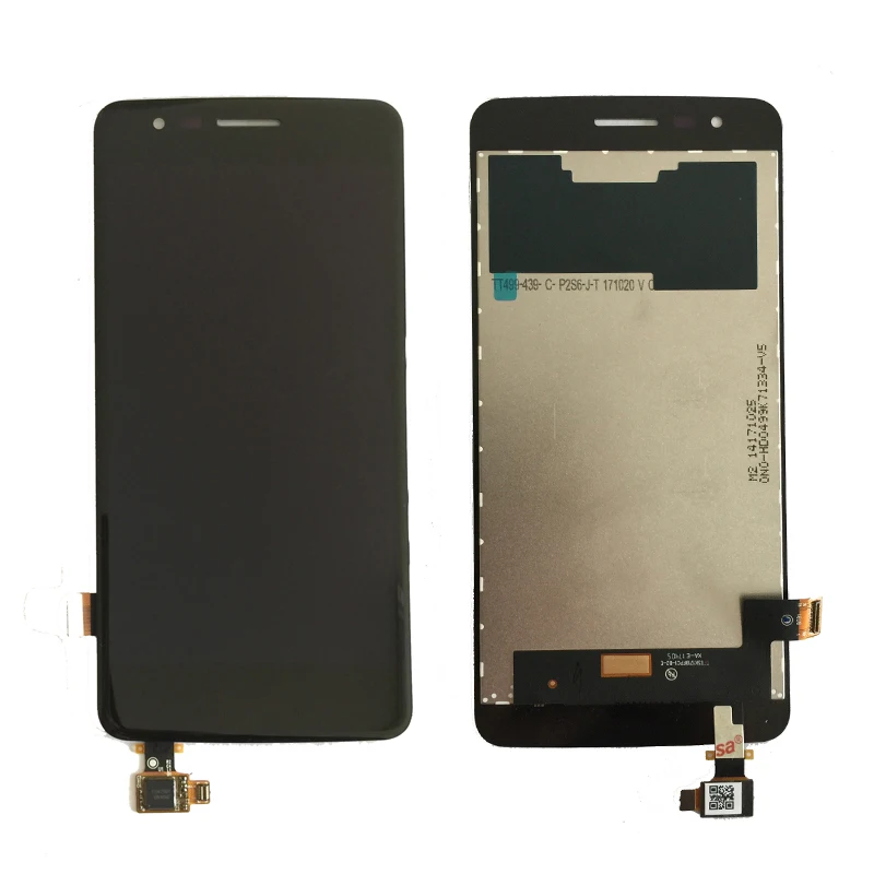 Color : Silver NA Replacement LCD Display +Touch Screen for LG LCD Screen and Digitizer Full Assembly with Frame for LG K8 2017 US215 M210 M200N FURUMO Black