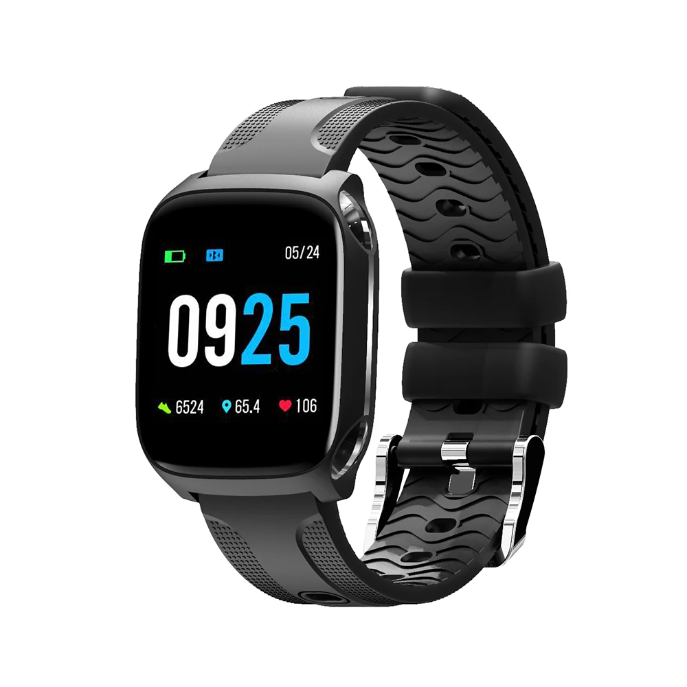 

Smart Watch Touch Color Screen sensory clock Dynamic Heart Rate Blood Pressure Pedometer Sport Smartwatch Qw12 waterproof
