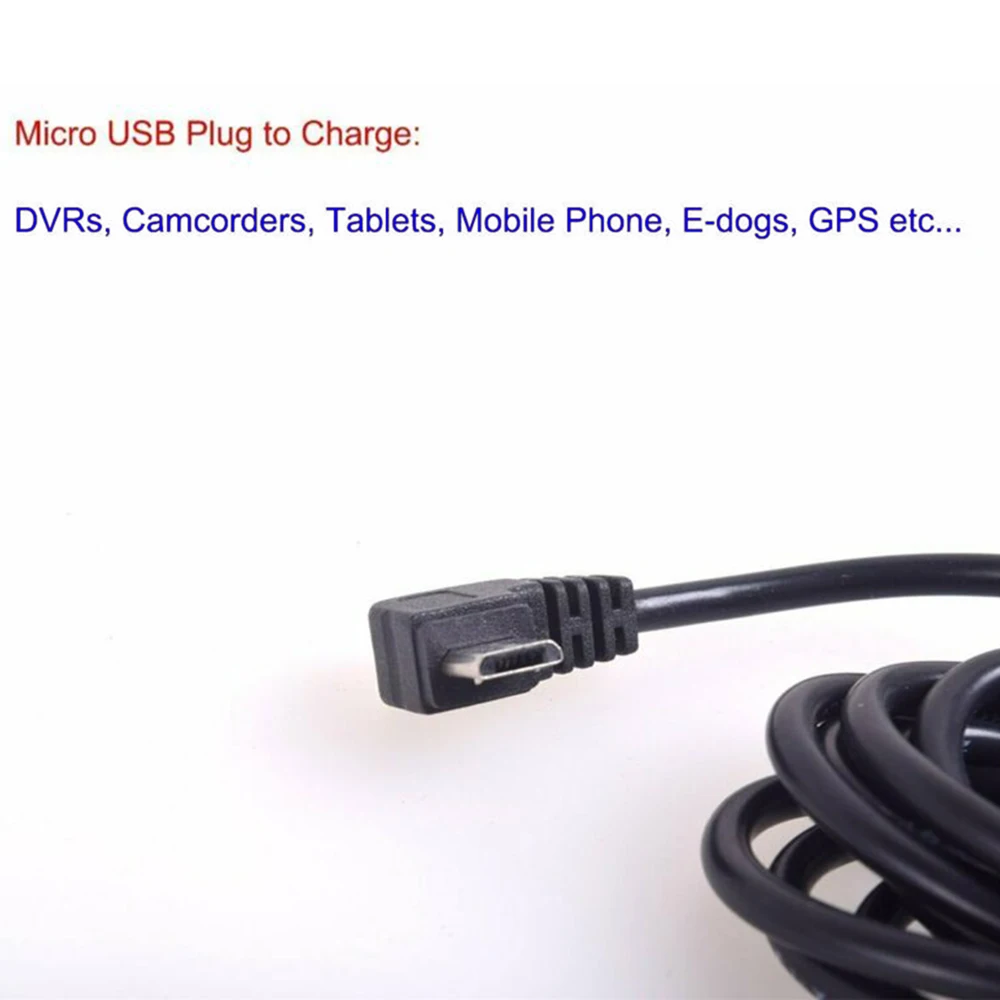 

1pc Adapter Cable Connector Converter 16Pin OBD2 Port Micro USB Charger 12-24V Equipment
