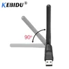 Kebidu USB 2,0 150 Mbps WiFi tarjeta de red inalámbrica 2,4 GHz adaptador con antena LAN Dongle Chipset Ralink MT-7601 para ordenador portátil PC TV ► Foto 3/6