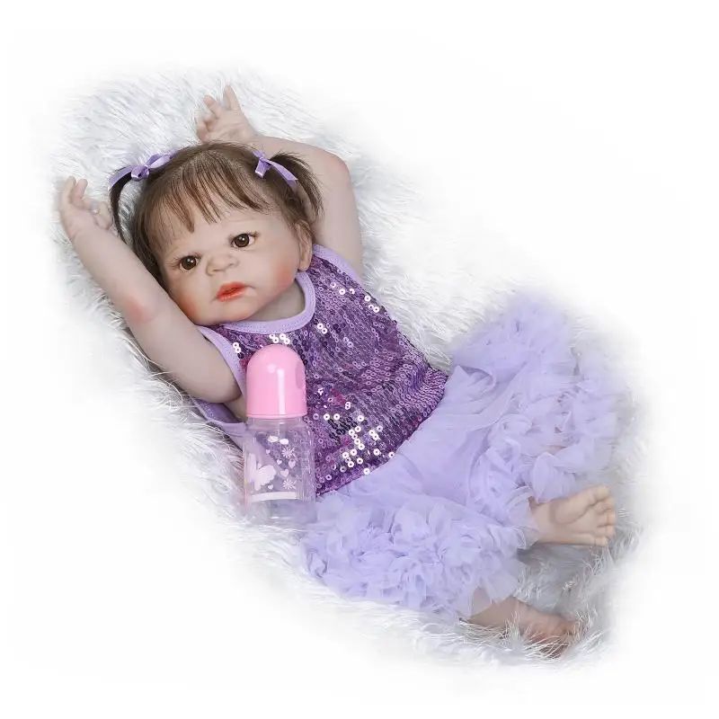 

Hot Selling Recommended Full Rubber Model Infant Doll Infant Clothing Model Cute Doll Holiday Gift Creative