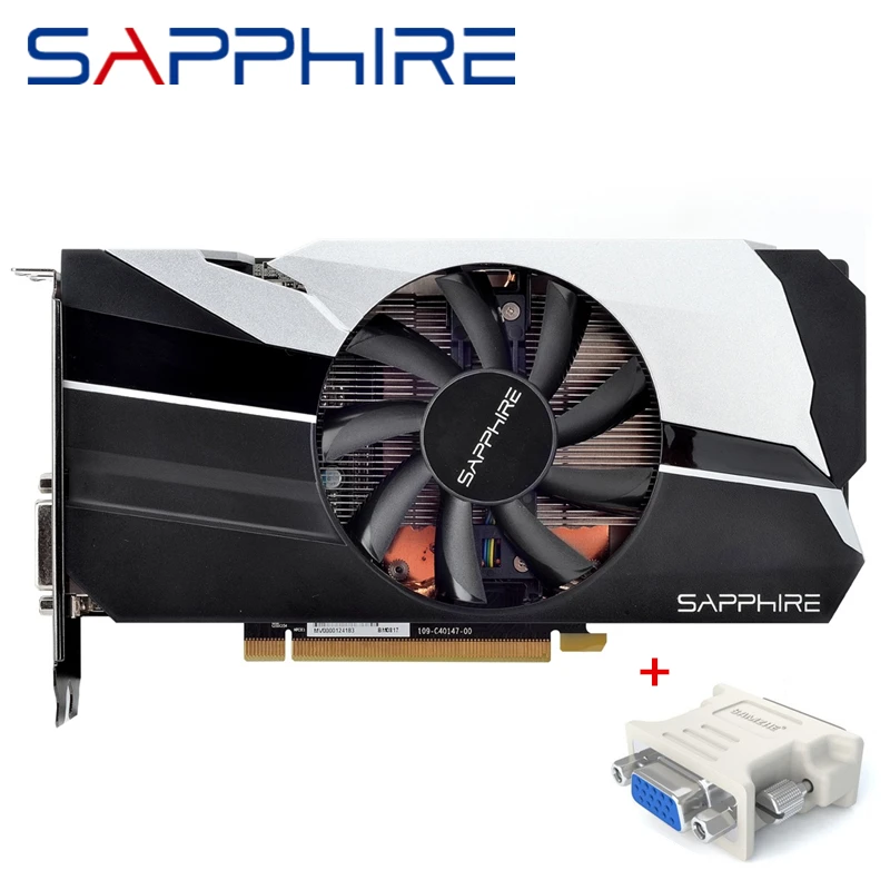 video card for pc SAPPHIRE GPU R9 370 2GB Graphics Card ITX AMD Radeon R7 370 370 2G Video Cards Screen PC Computer Game Desktop Map Mini Mother good video card for gaming pc