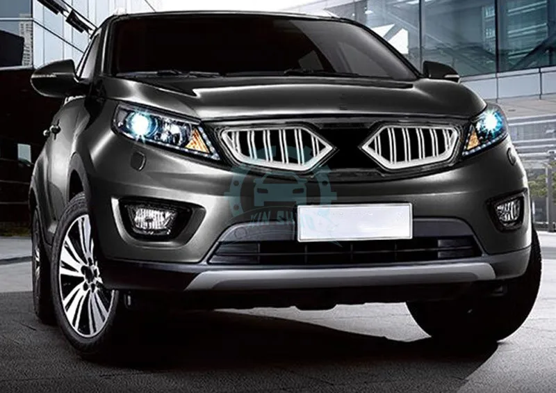 Хромированная защитная решетка переднего бампера для Kia Sportage R 16uhd