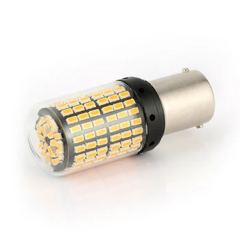 

New 2pcs Car Anti-Stroboscopic Turn Light 144 Pieces SMD Led Turn Lamp Yellow-Light Compact