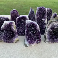 Tog Quality Hote Uruguary Dark Purple Amethyst Cluster Natural Amethyst Geode Chakra Crystal Decoration 2