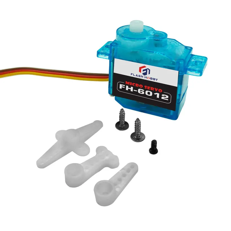 4 шт./лот FlashHobby FH 6012 беззеркальный сервомотор 1 0/1 2 кг см с пластиковой шестерней
