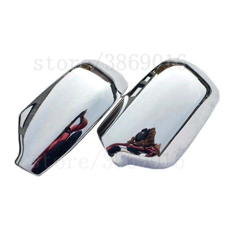 Для MAZDA 2 второго поколения 2007-2012 mazda 3 6 2003-2008 ABS Хромированная накладка на зеркало заднего вида автомобиля Накладка заднего вида зеркала