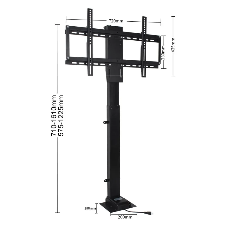 Подъемник для телевизора электрическая подъемная опора подходит моторизованных