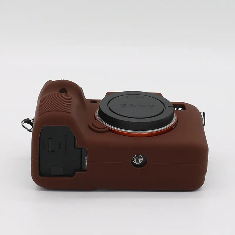 Силиконовая кожа брони чехол корпус протектор для sony A6300/A6400 A7R III/A7M3 A7RM3/A9 ILCE-9/A7R IV A7RM4/A7 II A7M2