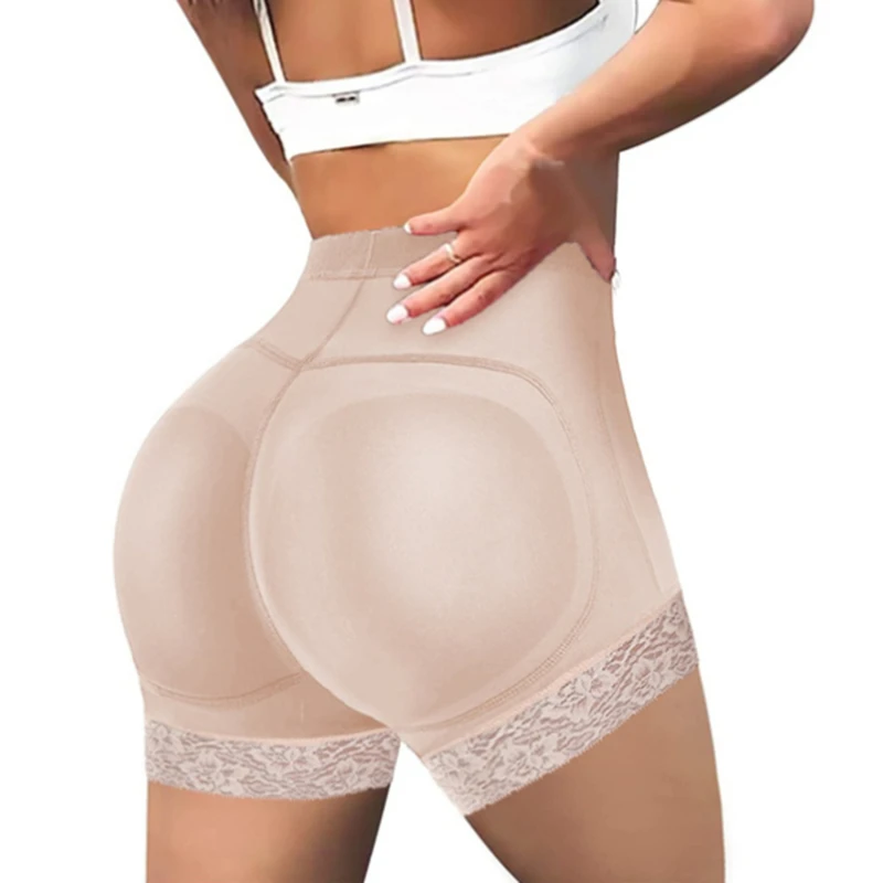 spanx thong Women Body Shaper Padded Butt Lifter Panty Butt Hip Enhancer Fake Hip Shapwear Briefs Push Up Panties Plus Size Booty Shorts spanx underwear