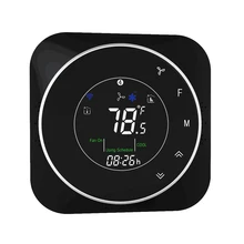 Последняя модель AC24V тепловой насос стиль термостат программируемый голосовой сенсорный экран мобильное приложение Amazon Echo/Google Home