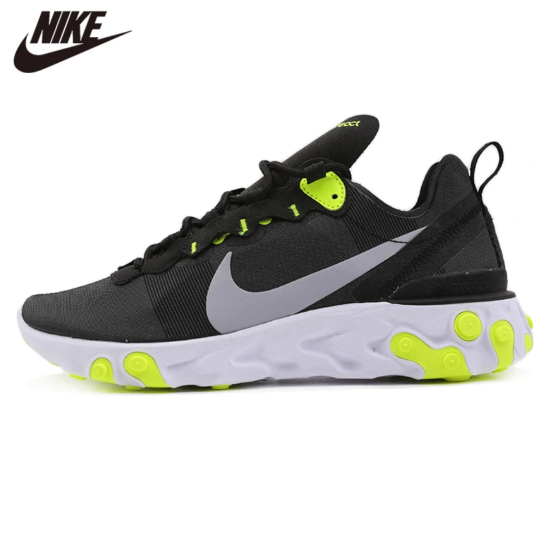 BQ2728-001 Оригинальные женские Кроссовки WMNS, NIKE, React Element 55, черные, Новое поступление, кроссовки - Color: BQ2728-001