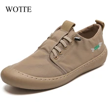  Men Casual Shoes Loafers Anti-Slip Breathable Shoes Man Fashion Solid Color Lace-up Flats Shoes for Men zapatillas de hombre 