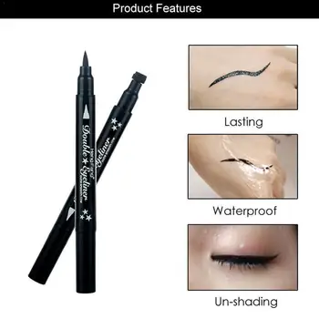 

Eyeliner Double-headed Eye Makeup Pen Waterproof and sweatproof A6G1