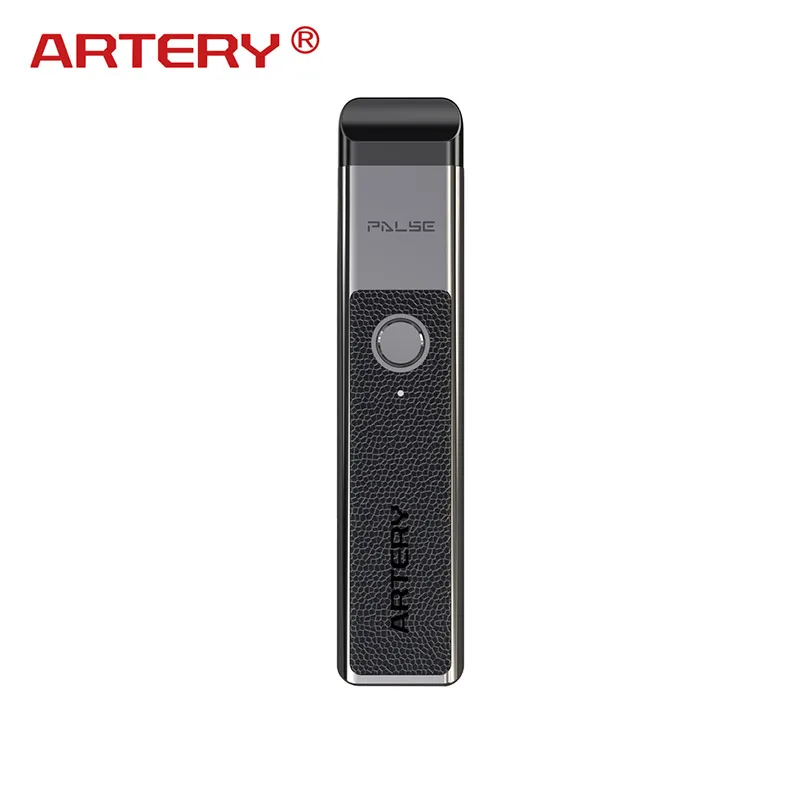 Black Leather Артерия PAL SE Vape комплект MTL Pod система с 700 мАч встроенный аккумулятор 2 мл pod 1,0/1,4 Ом катушки электронная сигарета - Цвет: Black Leather
