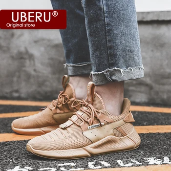 

Men's sports shoes 2020 summer mesh breathable casual shoes fashion shock absorption running shoes comfortable men's sneakers