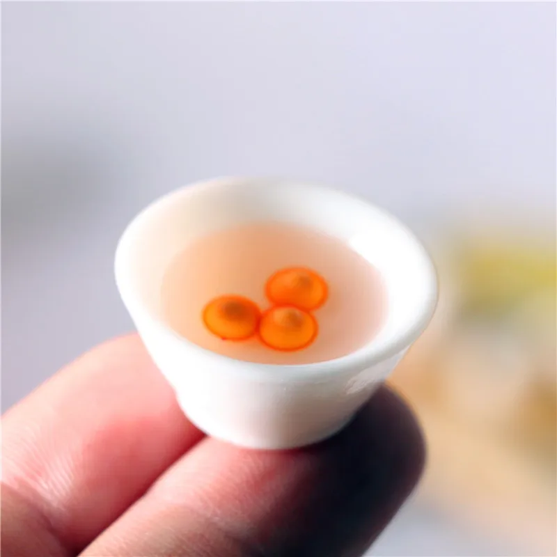 Dollhouse Miniature food Rolling Pin Egg Bowl Model Barbies Doll Miniature Pretend Play Kitchen Food Toy Accessories kitchen toys pretend kitchen toys pretend food toys doll house toys