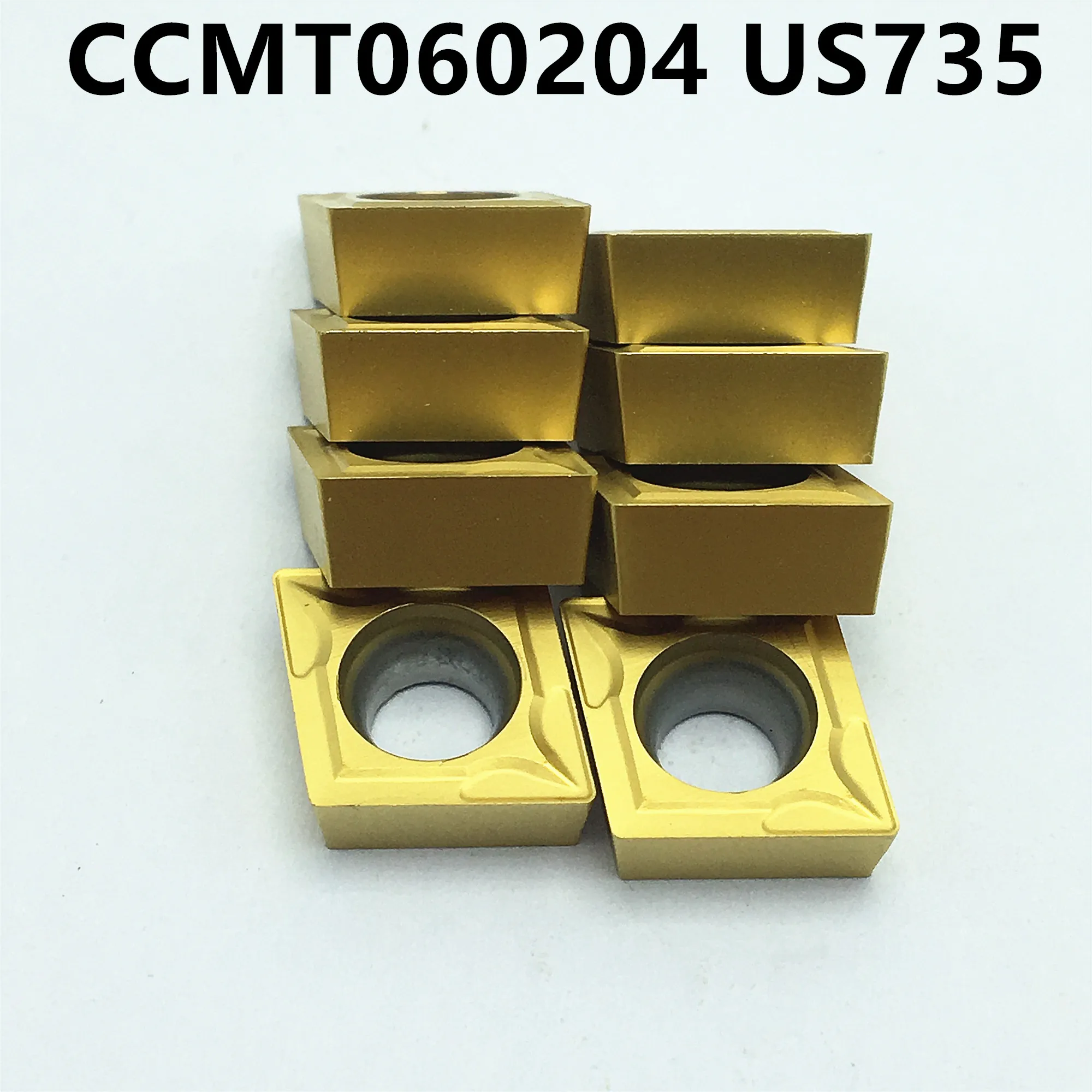 

Carbide insert CCMT060204 US735 internal cutting tool CNC lathe tool CCMT 060204 tungsten carbide turning tool milling cutter