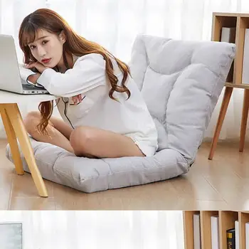 

Lazy Sofa Single Japanese Tatami Bedroom Laying Chair Bed Cushion Backrest Chair Small Huxing Folding Sofa Chair
