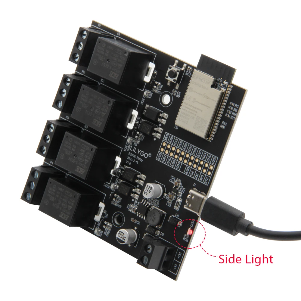 Lilygo:®ttgo T-relay Esp32 Chip dc 5v Grupos Relé 4mb Flash Iot Relay Suport Wifi Bluetooth Desenvolvimento Javali - Image 6