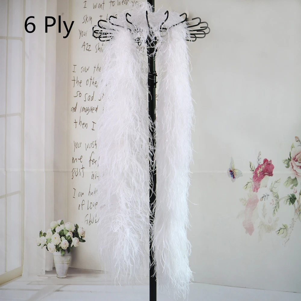 3 Ply 1.5M Long White Ostrich Feather Boa, High Quality BRAND NEW -   Finland