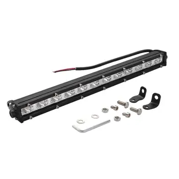 

Car LED Car Light Work Light Ultra-thin Spotlight Small Single-row Strip Light Off-road Vehicle Roof Center Mesh Light Oval