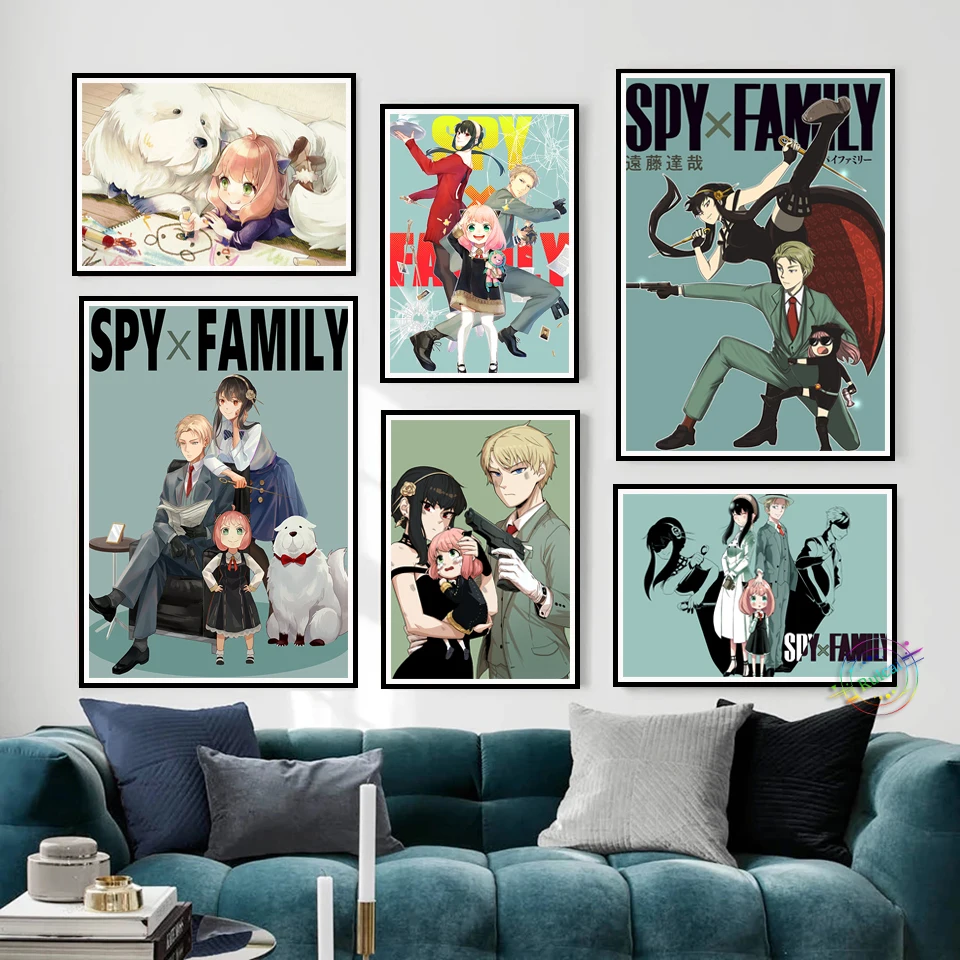 Spy Anime Fanart Print Anime Wall Art Poster Digital Art -  Israel