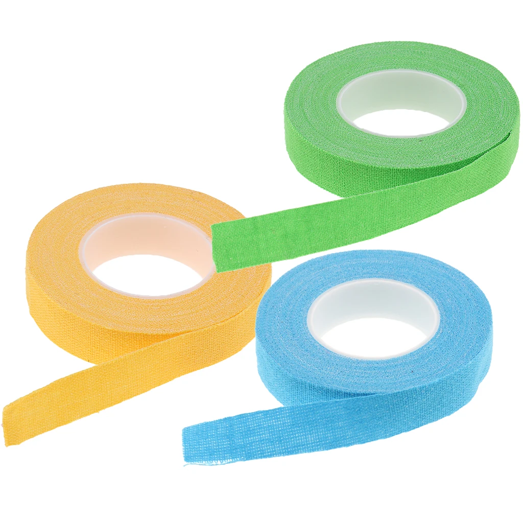 3 Pack Cotton Guzheng Pipa Adhesive Tape For Guzheng Pipa Learners